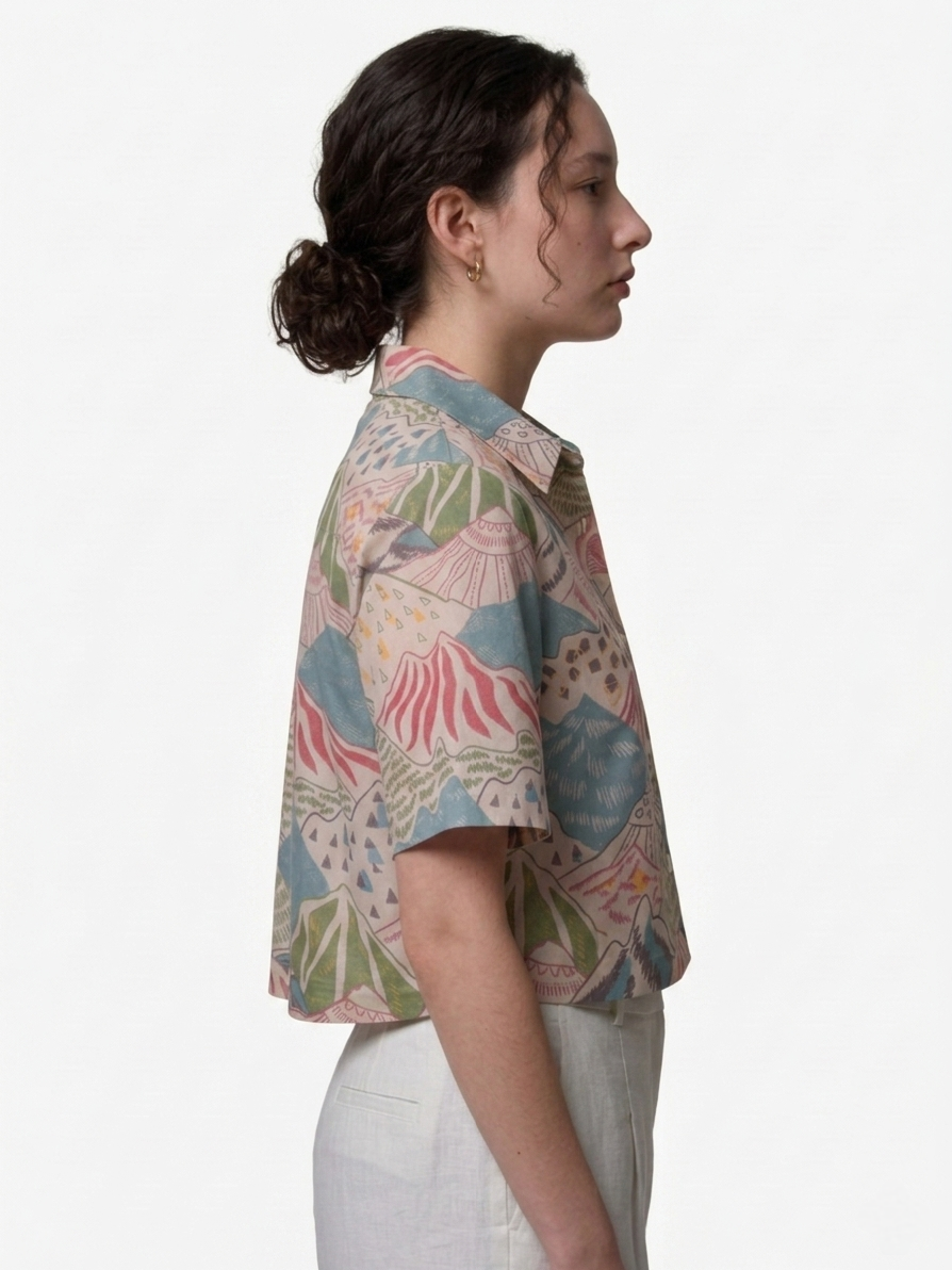 Hillscape Crop Shirt