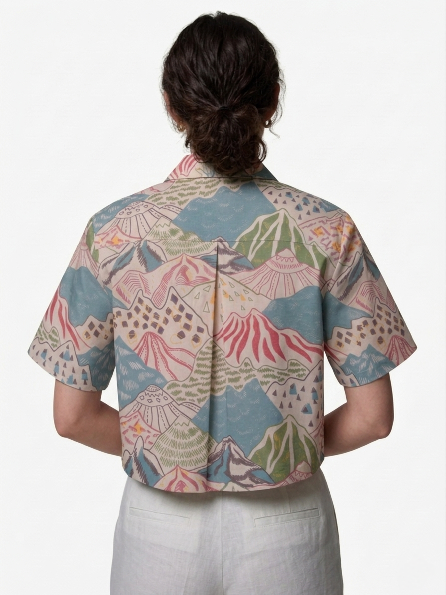 Hillscape Crop Shirt